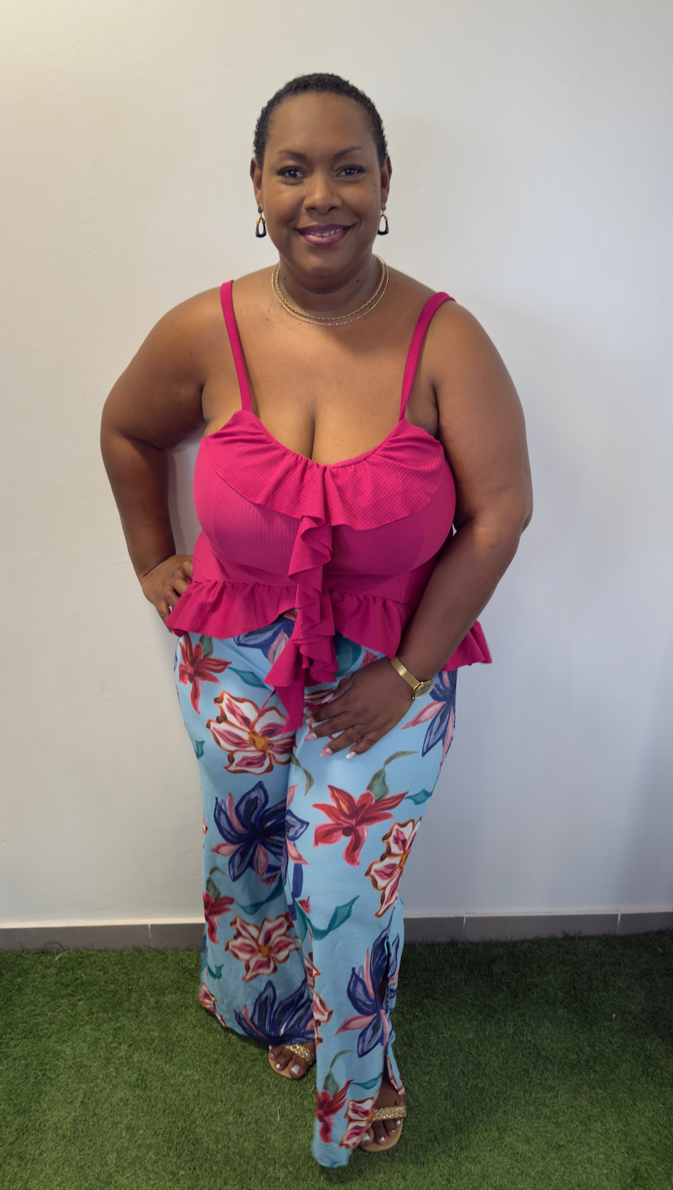 Pantalon Floral + Haut