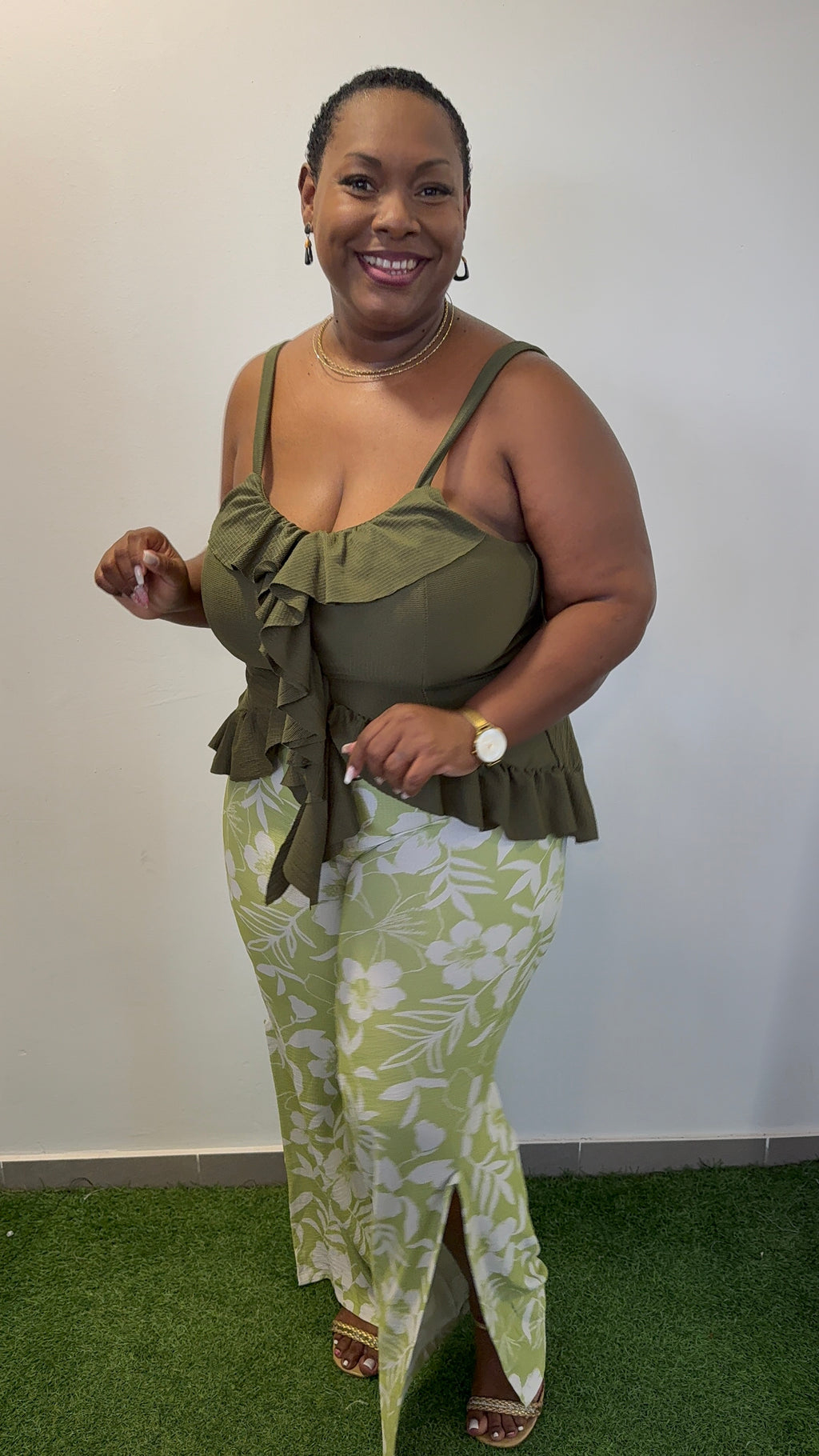 Pantalon Floral + Haut