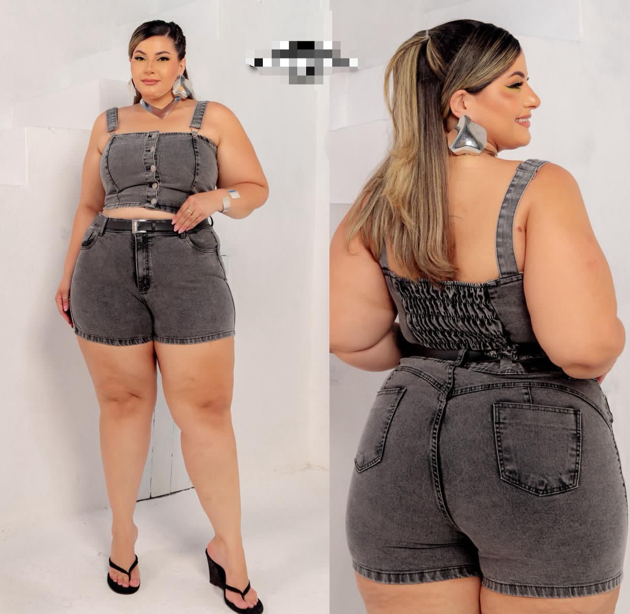 Ensemble mini Darkee Grey